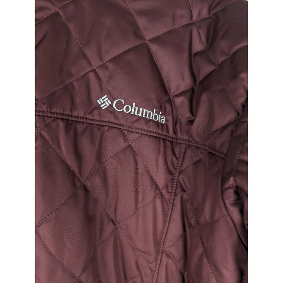 Columbia Women's Puffer Jacket in Plum - Picture 3 of 9